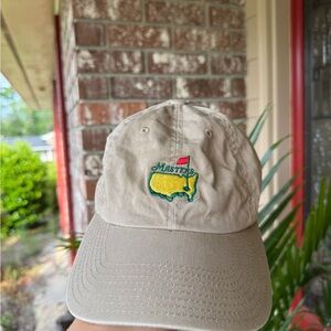 Masters Golf Tournament Khaki Beige Cap